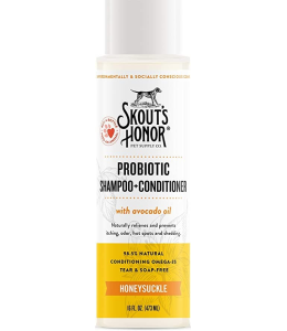 Skouts Honor Probiotic Shampoo Honeysuckle Grooming 475ML