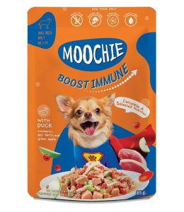 Moochie Dog Food Casserole with Duck - Boost Immune Pouch 85g