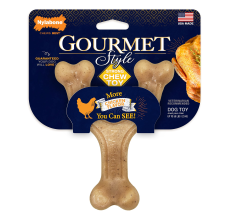 Nylabone Gourmet Style Strong Chew Wishbone, Chicken Small