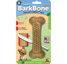 Pet Qwerks Barkbone Wood Flavorit Mint Flavor 