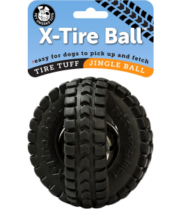 Pet Qwerks Jingle X-Tire Ball Dog Toy