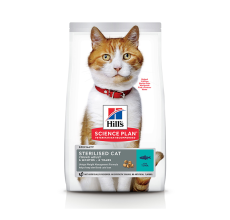 Hill's Science Plan Sterilised Adult Cat Food with Tuna - 1.5kg