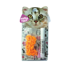 NutraPet Plushy Paws Nail Caps Orange Peel #26 Medium