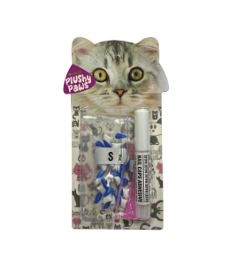 NutraPet Plusy Paws Nail Caps Dual Blue | White #53 Small