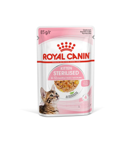 Royal Canin Feline Health Nutrition Kitten Sterilised Jelly (WET FOOD - Pouches) 85g