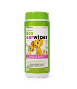 Petkin Bamboo Eco Earwipes-80ct