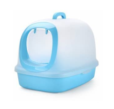 Nutrapet Cat Toilets XXL Luxury Cat Litter Box Blue 62*46*44 cm
