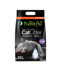 Nutrapet Cat Litter Silica Gel 16L- Lavender Scent