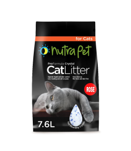 Nutrapet Cat Litter Silica Gel 7.6L- Rose Scent