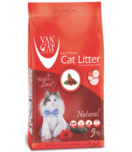 Van Cat White Bentonite Clumping Cat Litter Unscented 5Kg