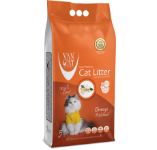 Van Cat White Bentonite Clumping Cat Litter Orange 5Kg