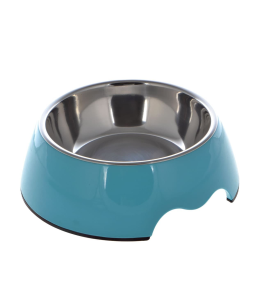 Nutrapet Melamine Round Bowl Sky Blue S: 14*4.5 Cms 160/ml 5.4oz