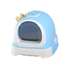 Nutrapet Fantastic Cat Litter Toilet - BLUE(Small Cats) L52×W42×H40cm