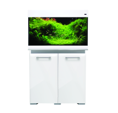 Aqua One AquaVogue 135 Aquarium Set 135L 80wx42dx50cm White ONLY AQUARIUM - CABINET SOLD SEPARATELY