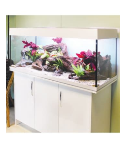 Aqua One AquaVogue 245 Aquarium Set 245L 120wx45dx55cm White ONLY AQUARIUM - CABINET SOLD SEPARATELY