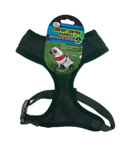 Four Paws Comfort Control Harness LG Black 12cs