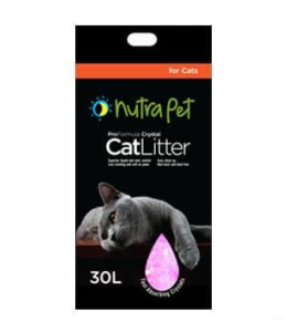 Nutrapet Cat Litter Silica Gel 30L 20KGS- Scented Orange- SOLD PER BOX