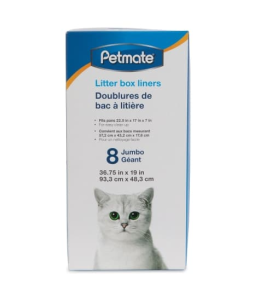 Petmate Litter Pan Liners 8Ct Jumbo