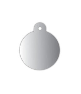 Imarc Pet Tag Circle Large Chrom