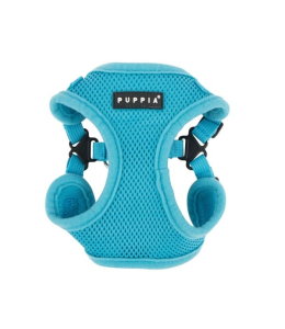 PUPPIA SOFT HARNESS C SKY BLUE L Neck 14.2-16.5" Chest 15.4-17.3"