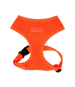 PUPPIA NEON SOFT HARNESS A ORANGE L Neck 14.2" Chest 19.3-26.8"