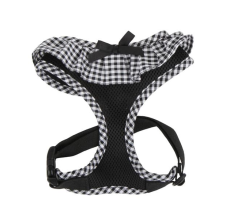 PUPPIA VIVIEN HARNESS A BLACK S Neck 9.5" Chest 12-17.5"