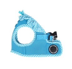 PUPPIA VIVIEN HARNESS B SKY BLUE M Neck 9.84" Chest 14.96"