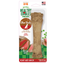 Nylabone Healthy Edibles Longer Lasting Roast Beef Blister Card SoupeR