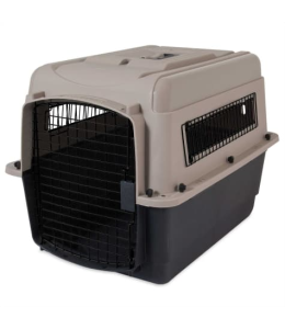 PETMATE ULTRA VARI KENNEL FASHION 28" 25-30LB ~ TAUPE & BLACK