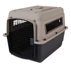 PETMATE ULTRA VARI KENNEL FASHION 40" 70-90LB ~ TAUPE & BLACK