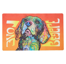 Dry Mate Placement Mats For Dogs Beagle Love 12 X 20 Inches