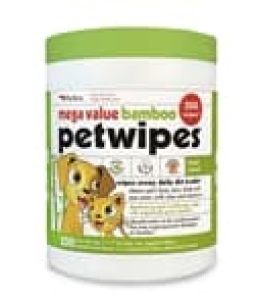 Petkin Extra Mega Valu Bamboo Petwipes 200ct