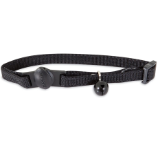 Petmate Aspen Pet Breakaway Cat Collar 3/8" Black