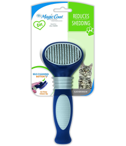 Four Paws Self-Cleaning Slicker Brush - Cat One Size