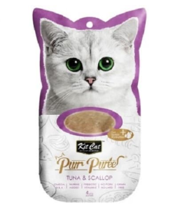 Kit Cat - Purr Puree Tuna & Scallop (4x15g)