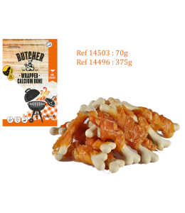 Vadigran Butcher Chicken Wrapped Calcium Bone 70g MINI