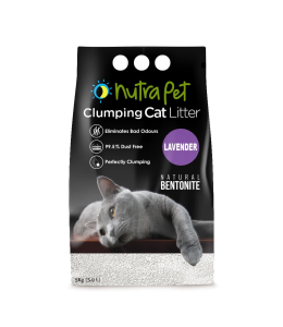 NUTRAPET CAT TURKISH BENTONITE 5KG LAVENDER ( SCENTED+ CLUMPING)