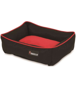 Pet Mate Dogzilla 22 X 18 Rectangular Lounger Red/Black