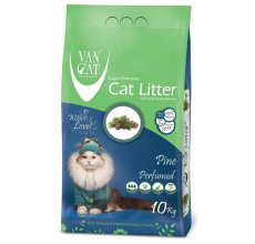 Van Cat White Bentonite Clumping Cat Litter Pine 10K Compact