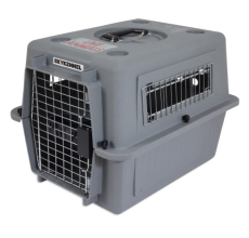 PETMATE SKY KENNEL 28" 25-30lbs ~ GRAY