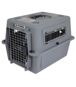 PETMATE SKY KENNEL 21" UP TO 15lbs ~ GRAY