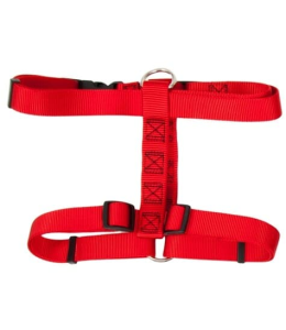 Petmate Nylon Dog Harness 5/8"X14-20" Red