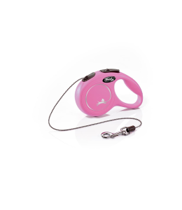 Flexi New Classic Cat XS Cord 3 m pink