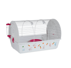 Voltrega Spain Rabbit Cage 993 White Fuchsia