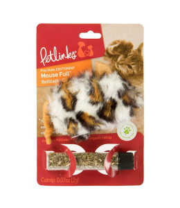 Petlinks® Mouse Full™ Refillable Catnip Cat Toy