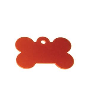 Imarc Pet Tag Bone Small Orange