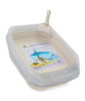 Nutrapet Cat Toilet Little Cat Litter Cream Box 46*36.6*11 cm