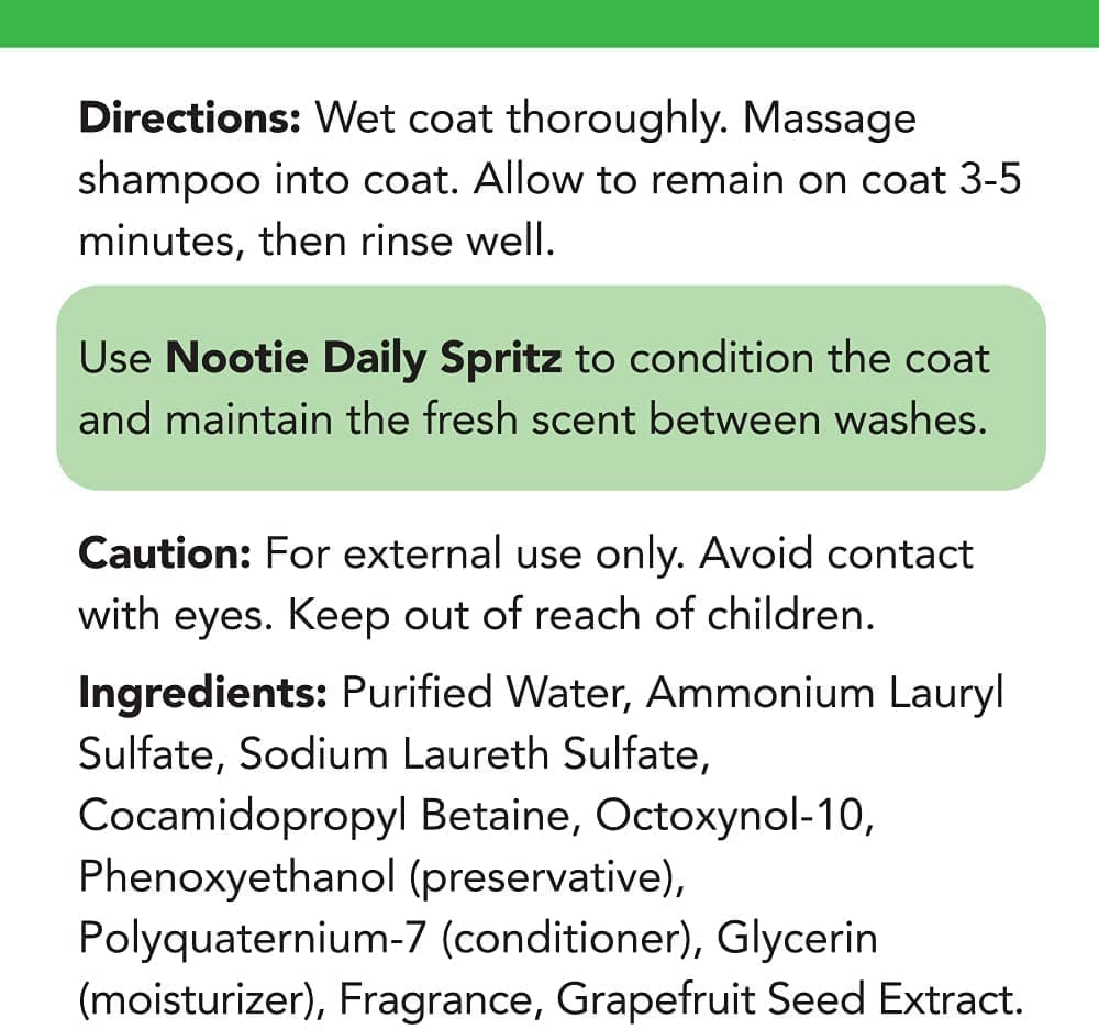 Nootie Shampoo - Hypo-Allergenic Germ Fighting Shampoo - Coconut Lime Verbena Gallon (3.78 Litres)