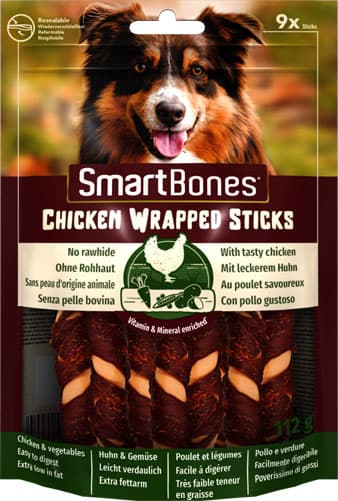 SmartBones Chicken Wrapped Mini Sticks 9 Pk