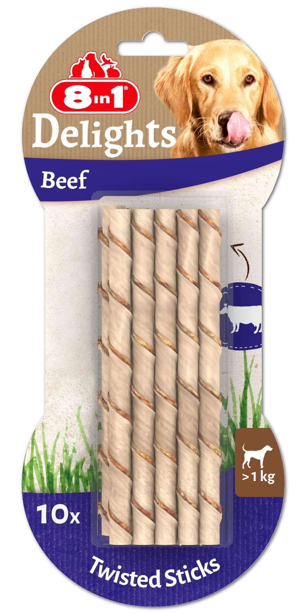 8in1 Beef Delights Sticks